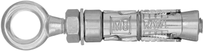 RBL Sköldexpander med ögleskruv M10 Elförzinkad [25st/paket]