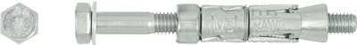 RBL Sköldexpander med sexkantsbult M10/50mm Elförzinkad [50st/paket]
