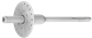 TFIX Fasadisoleringsplugg med skruv 135mm plastöverdel [200st/låda]